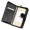 Gregorio HL-116 fekete mintás női bőr pénztárca 9.5 x 17 x 3.8 cm