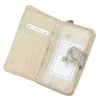 Gregorio HL-116 bézs mintás női bőr pénztárca 9.5 x 17 x 3.8 cm