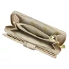 Gregorio HL-116 bézs mintás női bőr pénztárca 9.5 x 17 x 3.8 cm