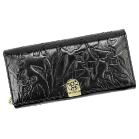   Gregorio HL-122 fekete női bőr pénztárca 19.5 x 10 x 4 cm