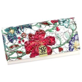   Gregorio KL-100 nagyméretű mintás női pénztárca 18,5 × 9,5 cm