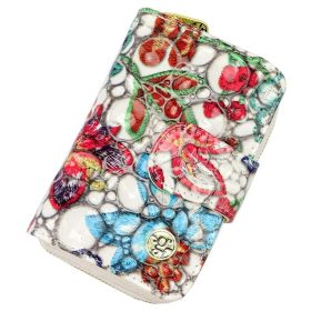   Gregorio KL-115 kisméretű mintás női pénztárca 13 × 9 cm