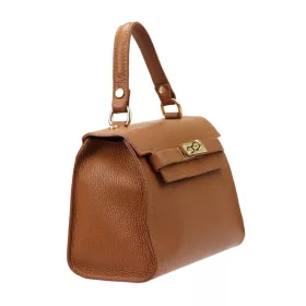   Luka 19-17 MN konyak női bőr kézitáska, válltáska 23 x 19 x 12.5 cm