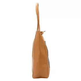 MiaMore 01-060 barna női bőr válltáska 39 x 37 x 13 cm