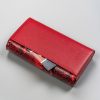  Peterson PTN SM-411 piros női bőr pénztárca  18 x 9 x 2 cm