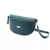 MiaMore 01-029 D kék női bőr válltáska, oldaltáska, crossbody 23 x 16 x 7 cm