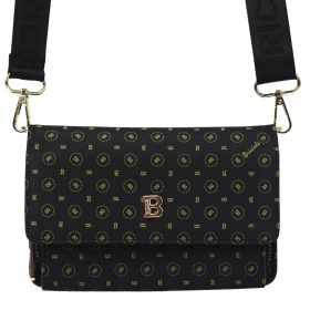 BRICIOLE 4150# fekete női válltáska 6 x 13 x 20 cm