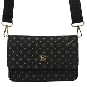 BRICIOLE 4150# fekete női válltáska 6 x 13 x 20 cm
