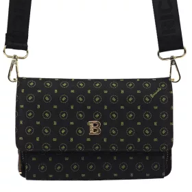 BRICIOLE 4150# fekete női válltáska 6 x 13 x 20 cm