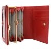 Peterson PTN 445-PLT piros női bőr pénztárca 14 x 11.5 x 3 cm