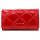 Peterson PTN 55020-PLT piros női bőr pénztárca 14 x 8.5 x 3.5 cm