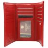 Peterson PTN 55020-PLT piros női bőr pénztárca 14 x 8.5 x 3.5 cm