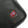 Nordee MSD-02 GM01 NAPPA fekete férfi bőr oldaltáska 18 x 21 x 9 cm