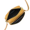 MiaMore 01-062 GOLD barna női bőr válltáska, oldaltáska 18.5 x 13.5 x 7.5 cm