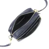 MiaMore 01-062 GOLD navy női bőr válltáska, oldaltáska 18.5 x 13.5 x 7.5 cm