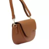 Luka 20-063 barna női bőr válltáska, oldaltáska, crossbody 26 x 16 x 9 cm