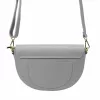 Luka 20-063 szürke női bőr válltáska, oldaltáska, crossbody 26 x 16 x 9 cm