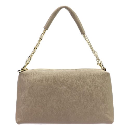 Luka 20-066 taupe női bőr válltáska 23 x 16 x 8.5 cm 