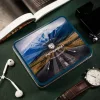 Peterson PTN WL-1012L-COM fekete férfi bőr pénztárca 10,5 x 12,5 x 3 cm