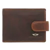 Peterson PTN WL-1012L-COM barna férfi bőr pénztárca 10,5 x 12,5 x 3 cm