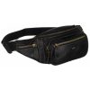 Peterson PTN WB-2506-COM fekete férfi bőr övtáska 34 x 13 x 7 cm 