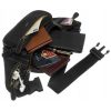 Peterson PTN WB-2506-COM fekete férfi bőr övtáska 34 x 13 x 7 cm 