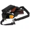 Peterson PTN 375-NDM fekete férfi bőr övtáska 31 x 12 x 9 cm
