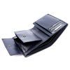 EL FORREST 554-301 navy férfi marhabőr pénztárca RFID 10 x 12.5 x 3 cm