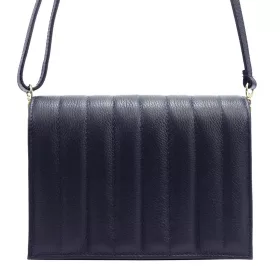   Luka 20-068 sötétkék női bőr válltáska 24 x 17 x 8.5 cm