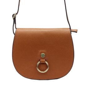   Gregorio DOLLARO barna női bőr válltáska, oldaltáska 21 x 18 x 8 cm