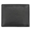 Money Kepper TCC 5600-2 RFID fekete koponya mintás férfi bőr pénztárca 12.5 x 10 x 3 cm