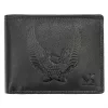 Money Kepper TCC 5600-1 RFID fekete sas mintás férfi bőr pénztárca 12.5 x 10 x 3 cm