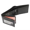 Money Kepper TCC 5600-1 RFID fekete sas mintás férfi bőr pénztárca 12.5 x 10 x 3 cm