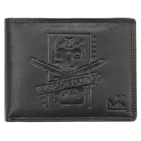   Money Kepper TCC 5600-6 RFID fekete mintás férfi bőr pénztárca 12.5 x 10 x 3 cm