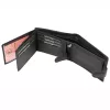 Money Kepper TCC 5600B-5 RFID fekete sas fej mintás férfi bőr pénztárca 13 x 10 x 3 cm