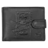 Money Kepper TCC 5600B-6 RFID fekete mintás férfi bőr pénztárca 13 x 10 x 3 cm