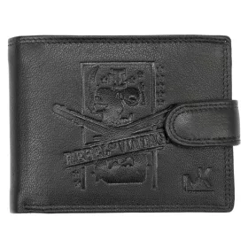   Money Kepper TCC 5600B-6 RFID fekete mintás férfi bőr pénztárca 13 x 10 x 3 cm