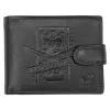 Money Kepper TCC 5600B-6 RFID fekete mintás férfi bőr pénztárca 13 x 10 x 3 cm