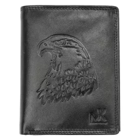   Money Kepper TCC 5601-5 RFID fekete sas fej mintás férfi bőr pénztárca 10 x 13 x 3 cm