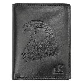   Money Kepper TCC 5601-5 RFID fekete sas fej mintás férfi bőr pénztárca 10 x 13 x 3 cm