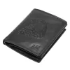 Money Kepper TCC 5601-5 RFID fekete sas fej mintás férfi bőr pénztárca 10 x 13 x 3 cm