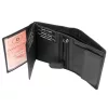 Money Kepper TCC 5601-5 RFID fekete sas fej mintás férfi bőr pénztárca 10 x 13 x 3 cm