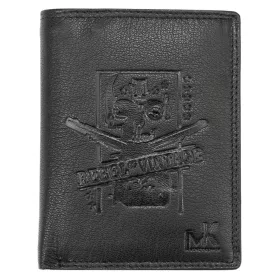   Money Kepper TCC 5601-6 RFID fekete mintás férfi bőr pénztárca 10 x 13 x 3 cm