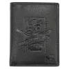 Money Kepper TCC 5601-6 RFID fekete mintás férfi bőr pénztárca 10 x 13 x 3 cm