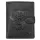 Money Kepper TCC 5601B-2 RFID fekete koponya mintás férfi bőr pénztárca 10.5 x 13 x 3 cm