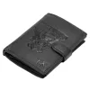 Money Kepper TCC 5601B-2 RFID fekete koponya mintás férfi bőr pénztárca 10.5 x 13 x 3 cm