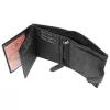 Money Kepper TCC 5601B-4 RFID fekete motor mintás férfi bőr pénztárca 10.5 x 13 x 3 cm