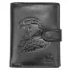 Money Kepper TCC 5601B-5 RFID fekete sas mintás férfi bőr pénztárca 10.5 x 13 x 3 cm