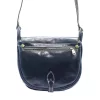 Florence 8863 M navy kék női bőr válltáska, oldaltáska 26 x 20 x 11 cm