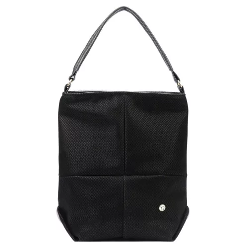 Gregorio EKO PREMIUM #111-4 fekete női rostbőr táska 30 x 33 x 16 cm